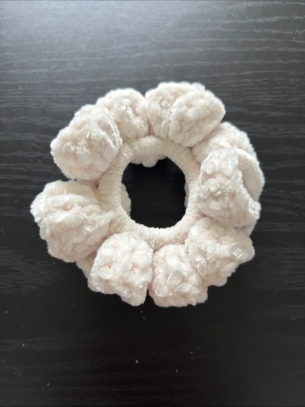 Handmade Crochet Velvet Scrunchie